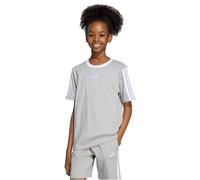 adidas Essentials T-Shirt Mädchen JW8631 - medium grey heather/white 128