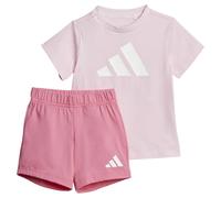 adidas Unisex Baby ESSENTIALS BIG LOGO T-SHIRT SET, clear pink/white, 9-12 Months