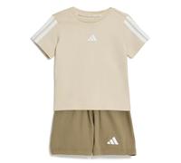 T-Shirt- und Shorts-Set Baby adidas Essentials Beige 12/18 Monate