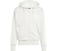 Adidas Essentials 3 Stripes Fleece Reißverschlusspullover L Wonder Alumina / White