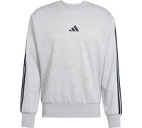 adidas Essentials Fleece Sweatshirt 3 streifen grau schwarz - S