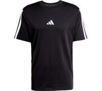 adidas Essentials Single Jersey 3-Stripes T-Shirt pechschwarz/weiß - XXL