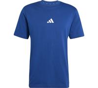 Adidas Men's Essential Three Stripes Single Jersey Tee, Dark Blue/White, XXL