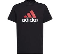 Adidas Essentials Two-Color Big Logo Cotton Kinder T-Shirt, schwarz 176