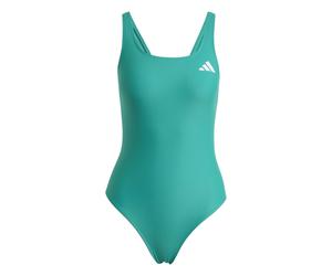 adidas ESSENTIEL Damen - Badeanzug mit V-förmigem Rückendesign grün, 36