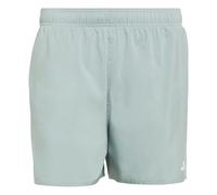adidas ESSENTIEL SHORTS 5IN/ kurze Länge Herren Badeshorts hellgrau/weiß, S