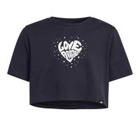 adidas Everyday Glam Cropped Graphic T-Shirt Mädchen KG9226 - black 128