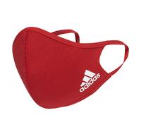 Adidas Face Cover 3Er Pack Mund-Nasenschutz rot XS/S