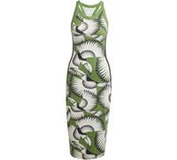 adidas x FARM Premium Kleid Cream White / Crew Green / Black M