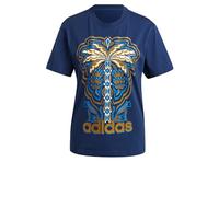 Adidas Farm Rio Graphic Short Sleeve T-shirt Blau S Frau (Herstellerartikelnummer: IV9758/S)