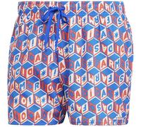 Adidas Farm Rio 3-Streifen CLX Badeshorts Herren Shorts, blau M