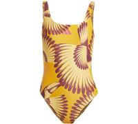 Adidas X Farm 3 Stripes Swimsuit Orange 44 Frau