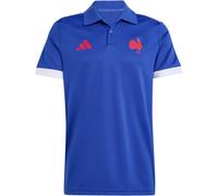adidas FFR Frankreich Rugby Supporters Poloshirt Herren KF1729 - semi lucid blue M