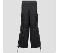 adidas Flare Jeans/Bootcut MID RISE 2-IN-1 DENIM PANT in Schwarz EU S