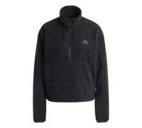adidas Fleece Half-Zip Sweatshirt Damen-schwarz schwarz | Größe: XS
