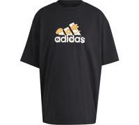 adidas FLOWER PACK BADGE OF SPORT TEE Damen T-Shirt, schwarz, größe M