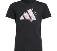 Adidas Flower Print Training Graphic Mädchen T-Shirt, schwarz 152