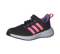 Adidas Fortarun 2.0 Cloudfoam Elastic Lace Top Strap Shoes Laufschuhe, core Black/Beam pink/Violet Fusion, 29 EU