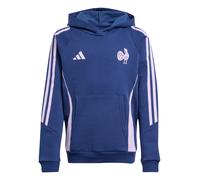 adidas Frankreich Kapuzenjacke Kinder, Farbe Blau, Größe 128