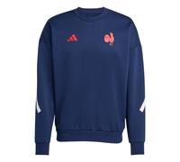 adidas Frankreich Travel Sweatshirt, Farbe Blau, Größe M