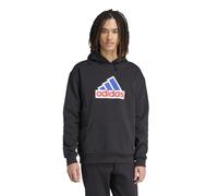 adidas Freizeit-Kapuzenpullover Future Icons Badge Hoodie schwarz Herren, Größe XL
