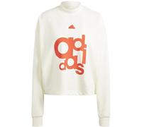 Adidas French Terry Print Loose Sweatshirt Damen Sweatshirt, weiß L