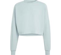 adidas Future Icons 3-Streifen Cropped Sweatshirt Mädchen KB6905 - wonder sage/tactile green 152