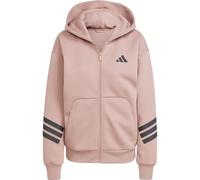 Adidas Future Icons 3-Streifen Damen Kapuzensweater, rosa S