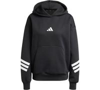 Kapuzensweatshirt ADIDAS SPORTSWEAR "W FI 3S OH HD", Damen, Gr. L, schwarz, Obermaterial: 67% Polyester, 33% Baumwolle, normal, Rundhals, Sweatshirts (29555411-L) schwarz