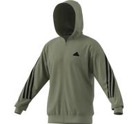Adidas Future Icons 3-Streifen Kapuzenjacke Herren Kapuzensweater, grün XL