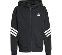 Adidas Future Icons 3-Streifen Kinder Kapuzensweater, schwarz 164