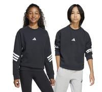 Adidas Future Icons 3-Streifen Kinder Sweatshirt Schwarz/Weiß 13-14 Anni