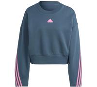 Adidas Future Icons 3-Streifen Sweatshirt Damen Sweatshirt, türkis L