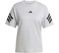 adidas Future Icons 3-Streifen T-Shirt Damen JW7837 - medium grey heather S
