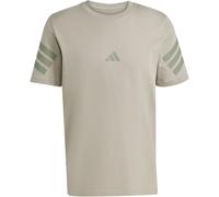 adidas 3Stripes Regular T-Shirt Herren-beige in beige, Größe: XL
