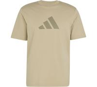 adidas - Future Icons 3 Bar Logo Tee - T-Shirt, Gr. L, grau (WonderCargo)