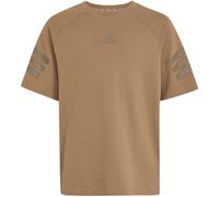 adidas - Kid's Future Icons 3 Stripes T-Shirt - T-Shirt, Gr. 176, beige (KhakiSix/BlanchBrown)