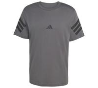 adidas - Future Icons 3-Stripes Regular Tee - T-Shirt, Gr. L, grau (GreySix)