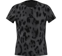 adidas Future Icons Allover Print Kids T-Shirt - Damen, Grey Five / Carbon / Black / Black - 164