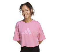 adidas Future Icons Cropped Logo T-Shirt Mädchen KB6871 rosa 152