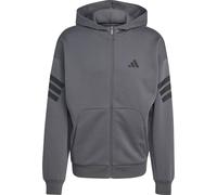 Adidas Future Icons 3 Stripes Reißverschlusspullover M Grey Six