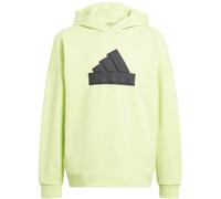 Adidas Future Icons Logo Hoodie Kinder Kapuzensweater, grün 152