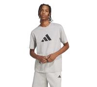 Adidas Future Icons 3 Bar Logo Kurzarm-t-shirt L Medium Grey Heather