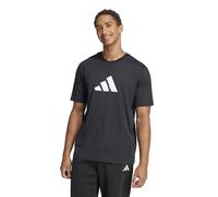 Adidas Herren Shirt Future Icons 3 Bar Logo (JI8770) Schwarz Größe S