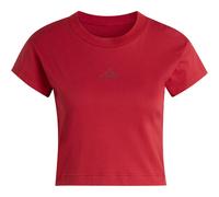 adidas Future Icons Small Logo Baby Tee T-Shirt Damen KD7720 - active maroon XL