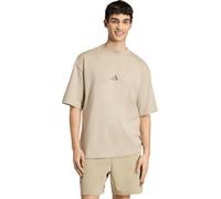adidas Future Icons Small Logo T-Shirt Herren L Braun