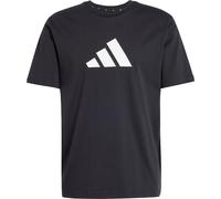 adidas sportswear - Bekleidung M FI 3BAR TEE - Schwarz - Größe L