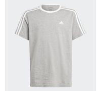 Adidas Essentials 3-Streifen Cotton Loose Fit Boyfriend Mädchen T-Shirt, grau 128