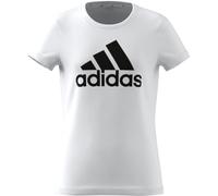 adidas Mädchen Essentials Big Logo Cotton Tee, White / Black, 11-12 Years