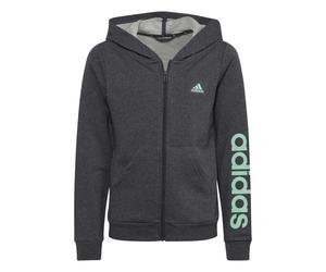 Adidas G ESS LIN FZ HD,DGREYH/EASGRN Gr. 128